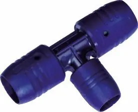 Expressversand smartFIX T-Stück reduziert 20x16x16 Steckfitting aus PPSU - 7747200211 von Buderus