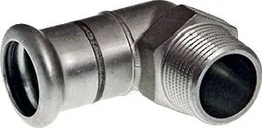 Rabatt Logafix Edelst. V2A Winkel m. AG d15xR1/2 (DN15) I/A 90Gr, M-Kontur - 7738345346 von Buderus