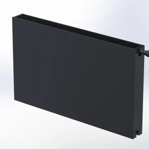 Sanicomfort Universal Planheizkörper Typ 22 schwarz matt 6-fach Anschluss         | uniDomo Top-Preis